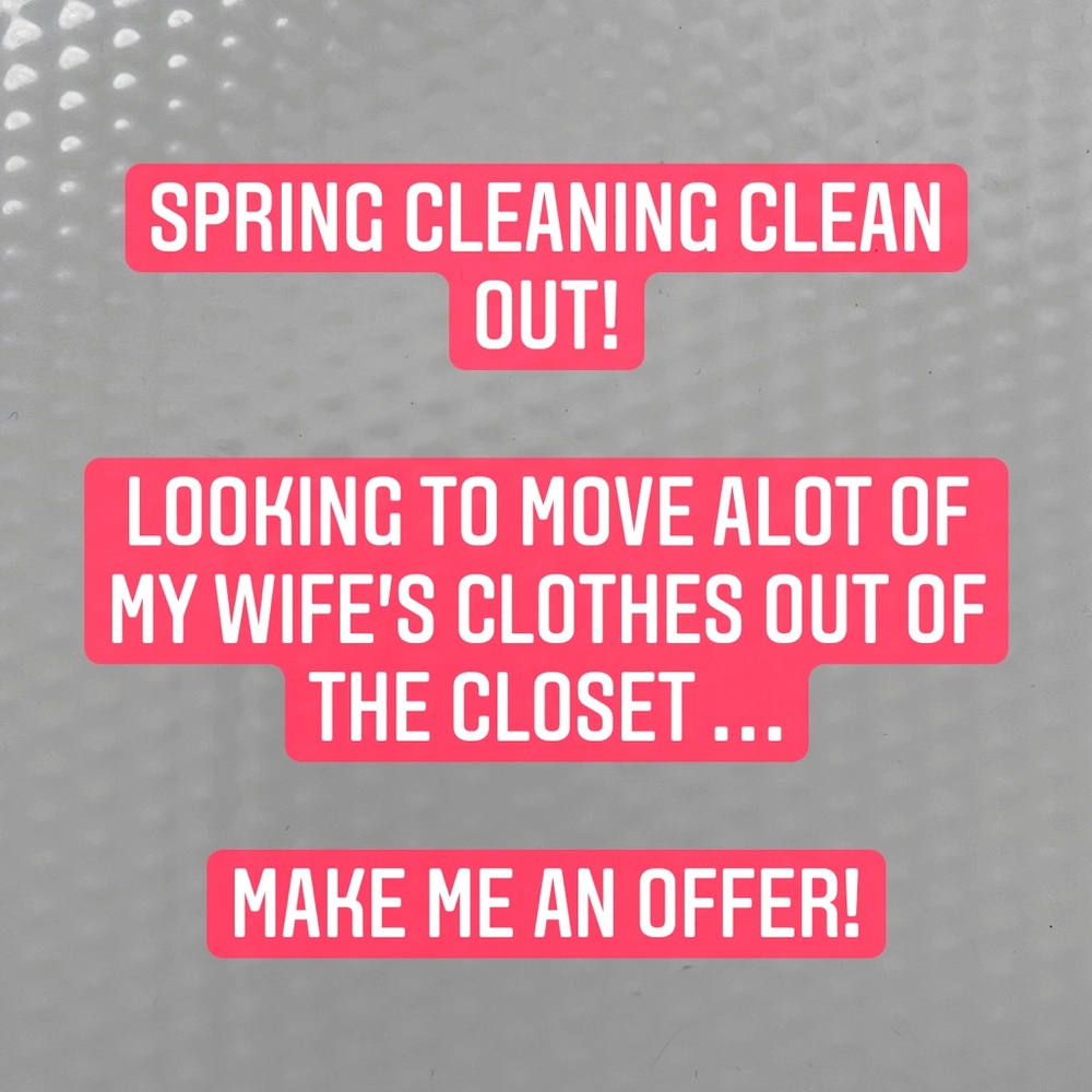 A bunch of clothes coming to my page!